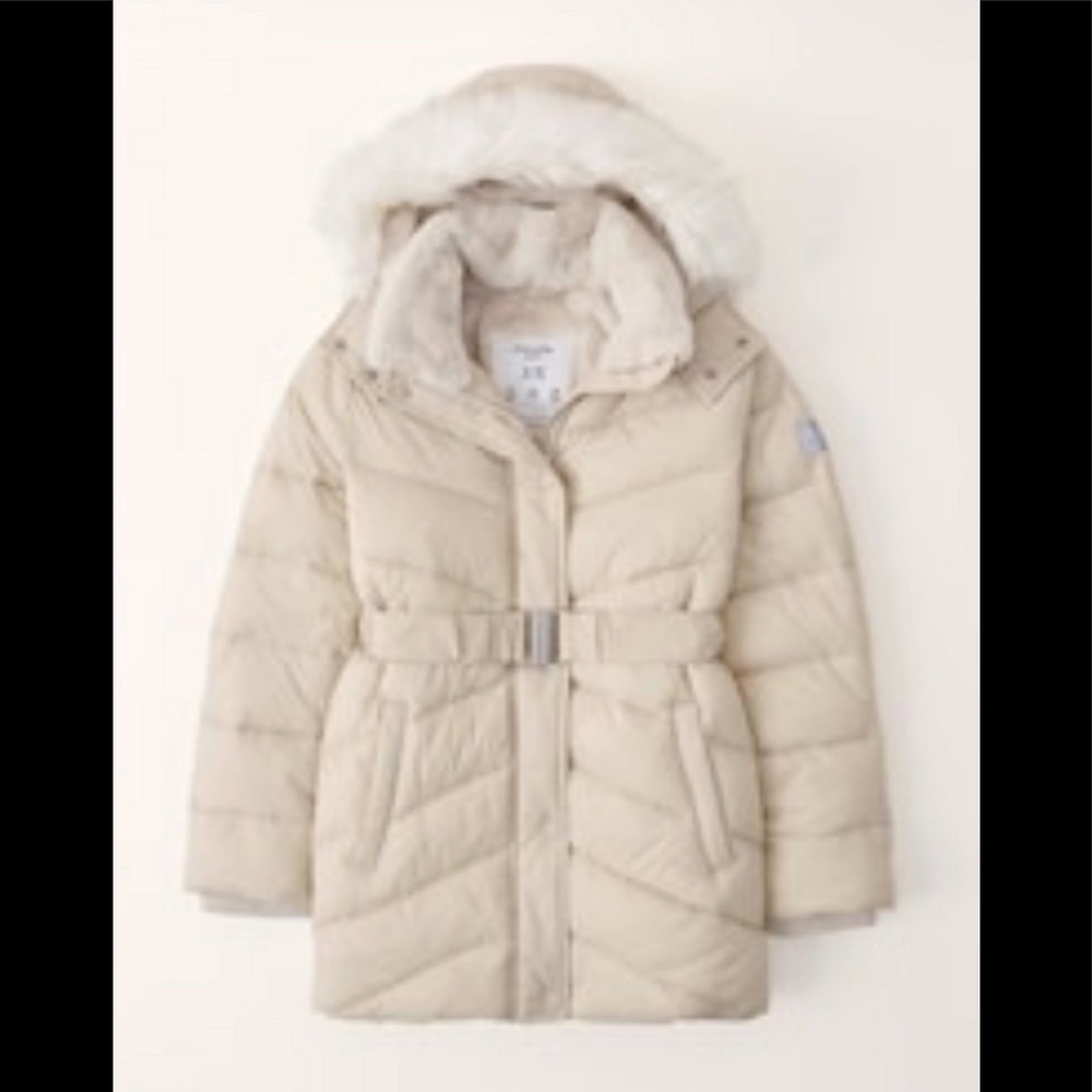 GIRLS ABERCROMBIE COZY PARKA SIZE 9/10